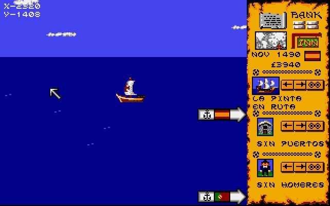 Pantallazo de Discovery: In the Steps of Columbus para Atari ST