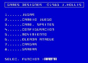 Pantallazo de Diseñador de Juegos para Spectrum