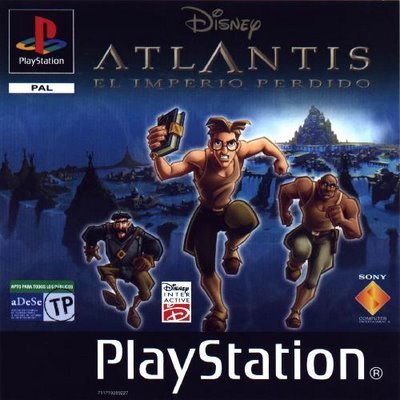Caratula de Disney Atlantis: El Imperio Perdido para PlayStation