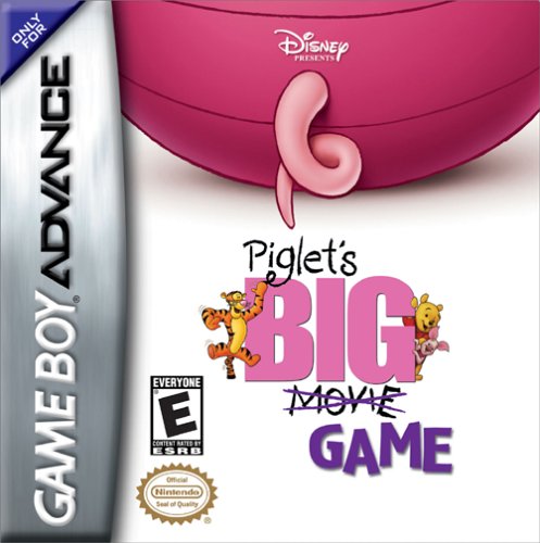 Caratula de Disney Presents Piglet's BIG Game para Game Boy Advance