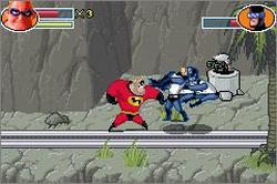 Pantallazo de Disney Presents a Pixar Film: The Incredibles para Game Boy Advance