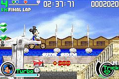 Pantallazo de Disney Sports Motocross para Game Boy Advance