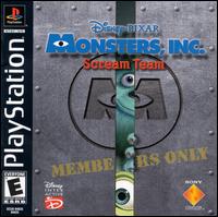 Caratula de Disney/Pixar's Monsters, Inc.: Scream Team para PlayStation