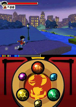 Pantallazo de Disney's American Dragon: Jake Long, Attack of the Dark Dragon para Nintendo DS