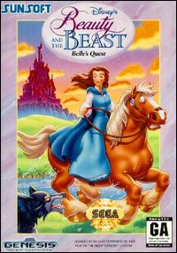 Caratula de Disney's Beauty and the Beast: Belle's Quest para Sega Megadrive