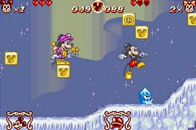 Pantallazo de Disney's Magical Quest 2 Starring Mickey and Minnie para Game Boy Advance