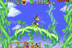 Pantallazo de Disney's Magical Quest Starring Mickey and Minnie (Japonés) para Game Boy Advance