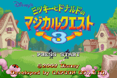 Pantallazo de Disney's Mickey to Donald no Magical Quest 3 (Japonés) para Game Boy Advance