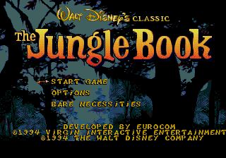 Pantallazo de Disney's The Jungle Book para Sega Megadrive