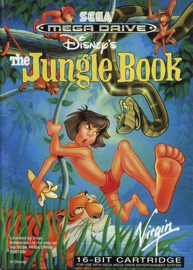 Caratula de Disney's The Jungle Book para Sega Megadrive
