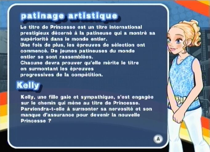 Pantallazo de Diva Girls: Princesas Sobre Hielo para Wii
