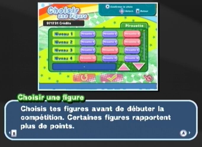 Pantallazo de Diva Girls: Princesas Sobre Hielo para Wii