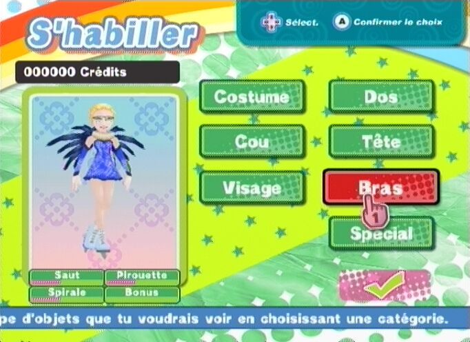 Pantallazo de Diva Girls: Princesas Sobre Hielo para Wii
