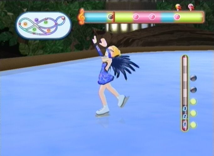 Pantallazo de Diva Girls: Princesas Sobre Hielo para Wii