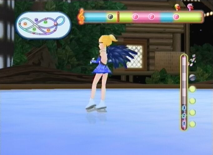Pantallazo de Diva Girls: Princesas Sobre Hielo para Wii