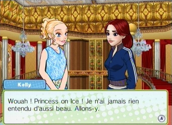 Pantallazo de Diva Girls: Princesas Sobre Hielo para Wii
