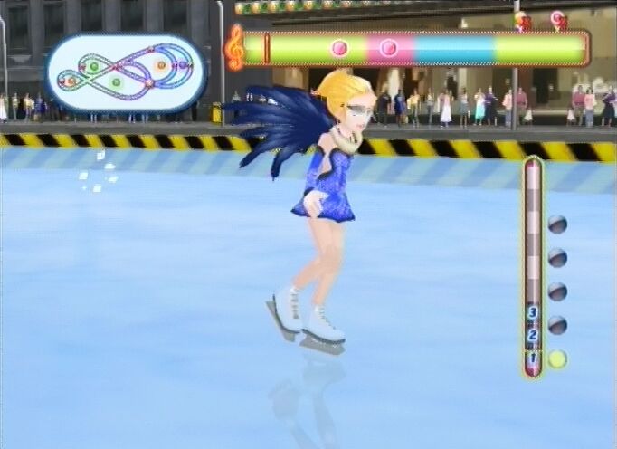 Pantallazo de Diva Girls: Princesas Sobre Hielo para Wii