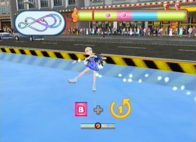 Pantallazo de Diva Girls: Princesas Sobre Hielo para Wii
