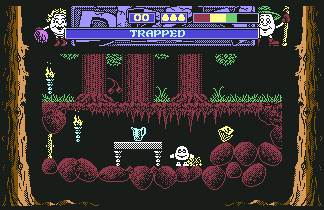 Pantallazo de Dizzy: Prince of the Yolkfolk para Commodore 64