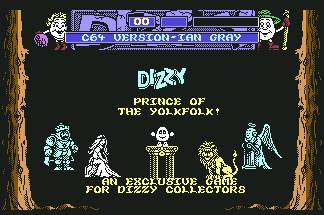Pantallazo de Dizzy: Prince of the Yolkfolk para Commodore 64