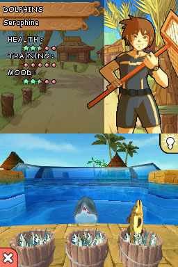 Pantallazo de Dolphinz: Aventuras en el zoo Marino para Nintendo DS