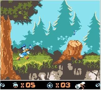 Pantallazo de Donald Duck Quack Attack para Game Boy Color