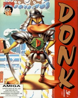 Caratula de Donk! - The Samurai Duck! para Amiga