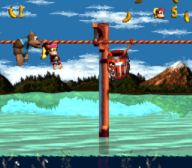 Pantallazo de Donkey Kong Country 3: Dixie Kong's Double Trouble (Europa) para Super Nintendo