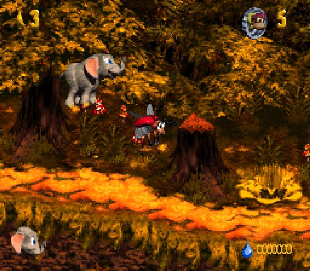 Pantallazo de Donkey Kong Country 3: Dixie Kong's Double Trouble (Europa) para Super Nintendo