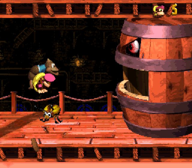 Pantallazo de Donkey Kong Country 3: Dixie Kong's Double Trouble (Europa) para Super Nintendo