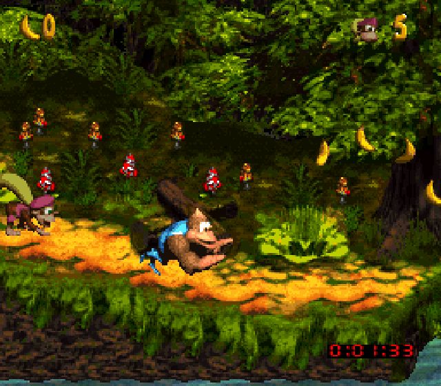 Pantallazo de Donkey Kong Country 3: Dixie Kong's Double Trouble (Europa) para Super Nintendo