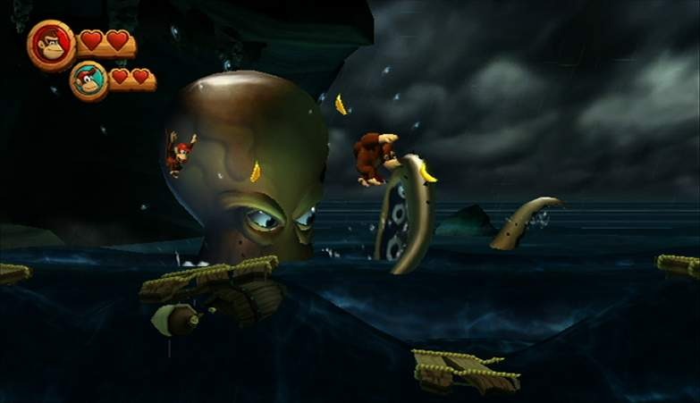 Pantallazo de Donkey Kong Country Returns para Wii