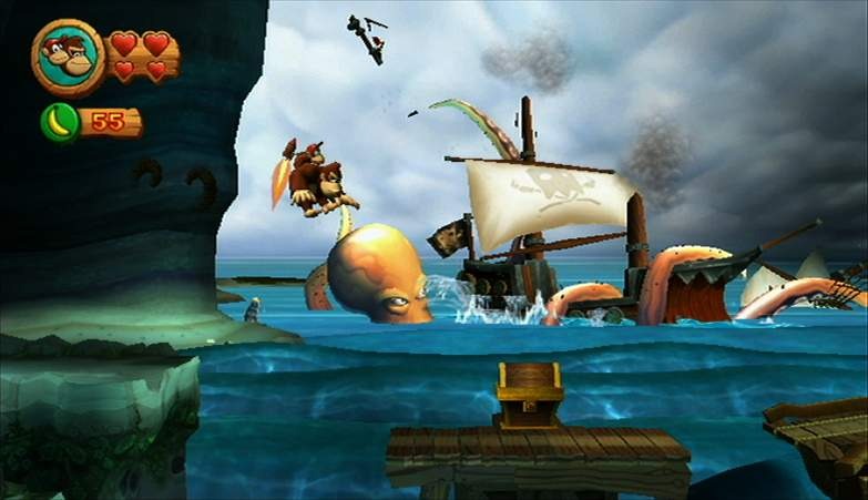 Pantallazo de Donkey Kong Country Returns para Wii