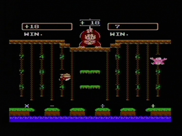 Pantallazo de Donkey Kong Jr.Math (Consola Virtual) para Wii