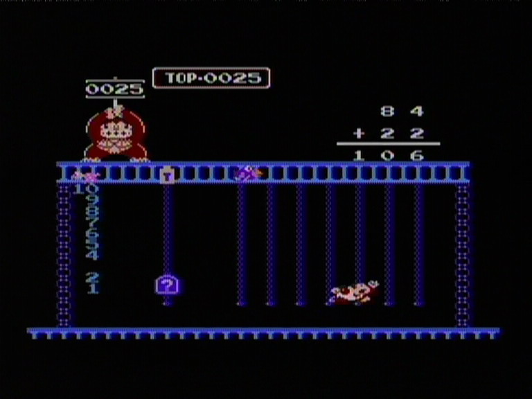 Pantallazo de Donkey Kong Jr.Math (Consola Virtual) para Wii
