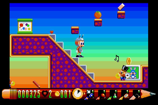 Pantallazo de Doodlebug: Bug Bash II para Atari ST