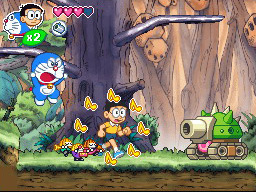 Pantallazo de Doraemon: Nobita to Midori no Kyojinden (Japonés) para Nintendo DS