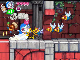 Pantallazo de Doraemon: Nobita to Midori no Kyojinden (Japonés) para Nintendo DS