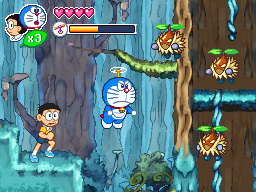Pantallazo de Doraemon: Nobita to Midori no Kyojinden (Japonés) para Nintendo DS