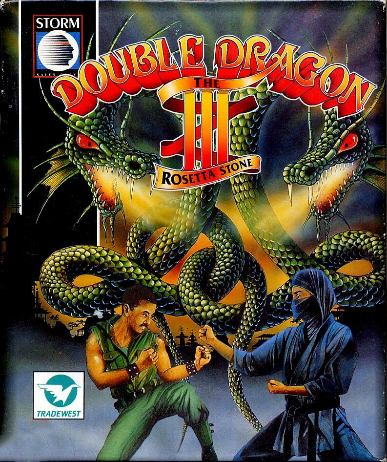 Caratula de Double Dragon 3: The Rosetta Stone para Atari ST