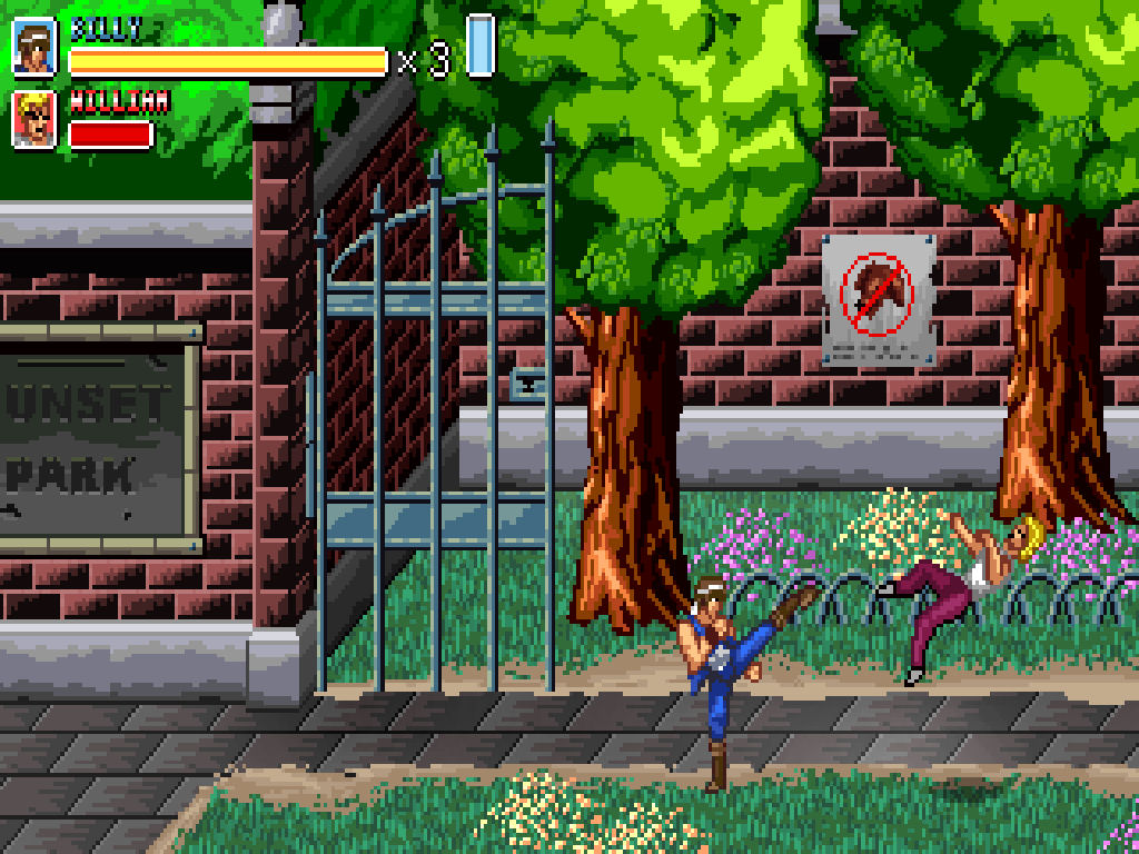 Pantallazo de Double Dragon Fists of Rage para PC