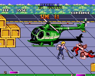 Pantallazo de Double Dragon II: The Revenge para Amiga