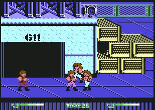 Pantallazo de Double Dragon II: The Revenge para Commodore 64