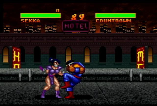 Pantallazo de Double Dragon V: The Shadow Falls para Atari Jaguar