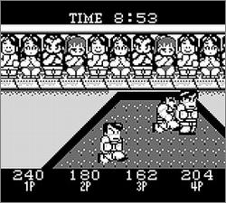 Pantallazo de Downtown Nekketsu Koushin Kyoku: Dokodemo Daiundoukai para Game Boy