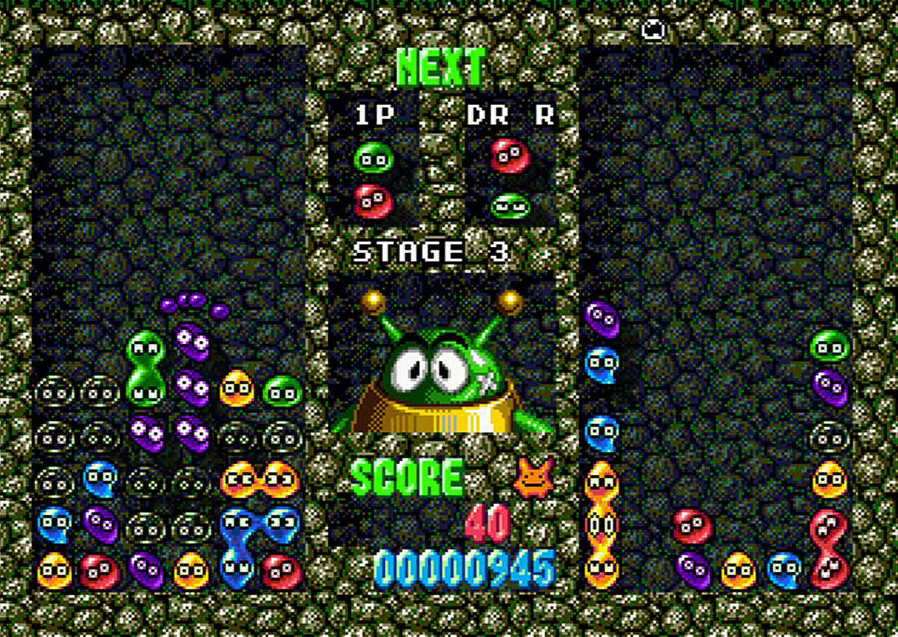Pantallazo de Dr. Robotnik's Mean Bean Machine (Consola Virtual) para Wii