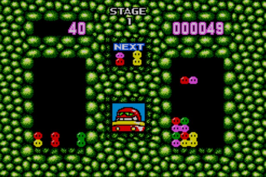 Pantallazo de Dr. Robotnik's Mean Bean Machine para Sega Master System
