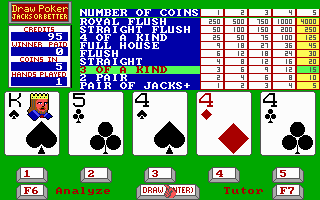 Pantallazo de Dr. Wong's Jacks+ Video Poker para PC