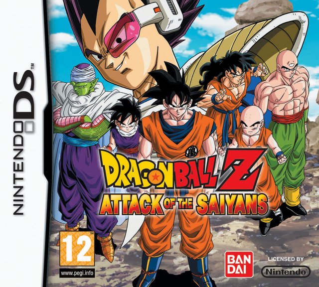 Caratula de Dragon Ball Z: Attack of the Saiyans para Nintendo DS