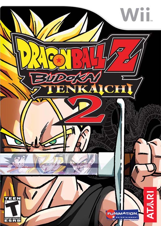 Caratula de Dragon Ball Z: Budokai Tenkaichi 2 para Wii